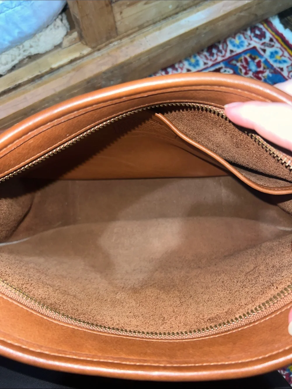 Coach 9980 Taft Crossbody in British Tan Leather